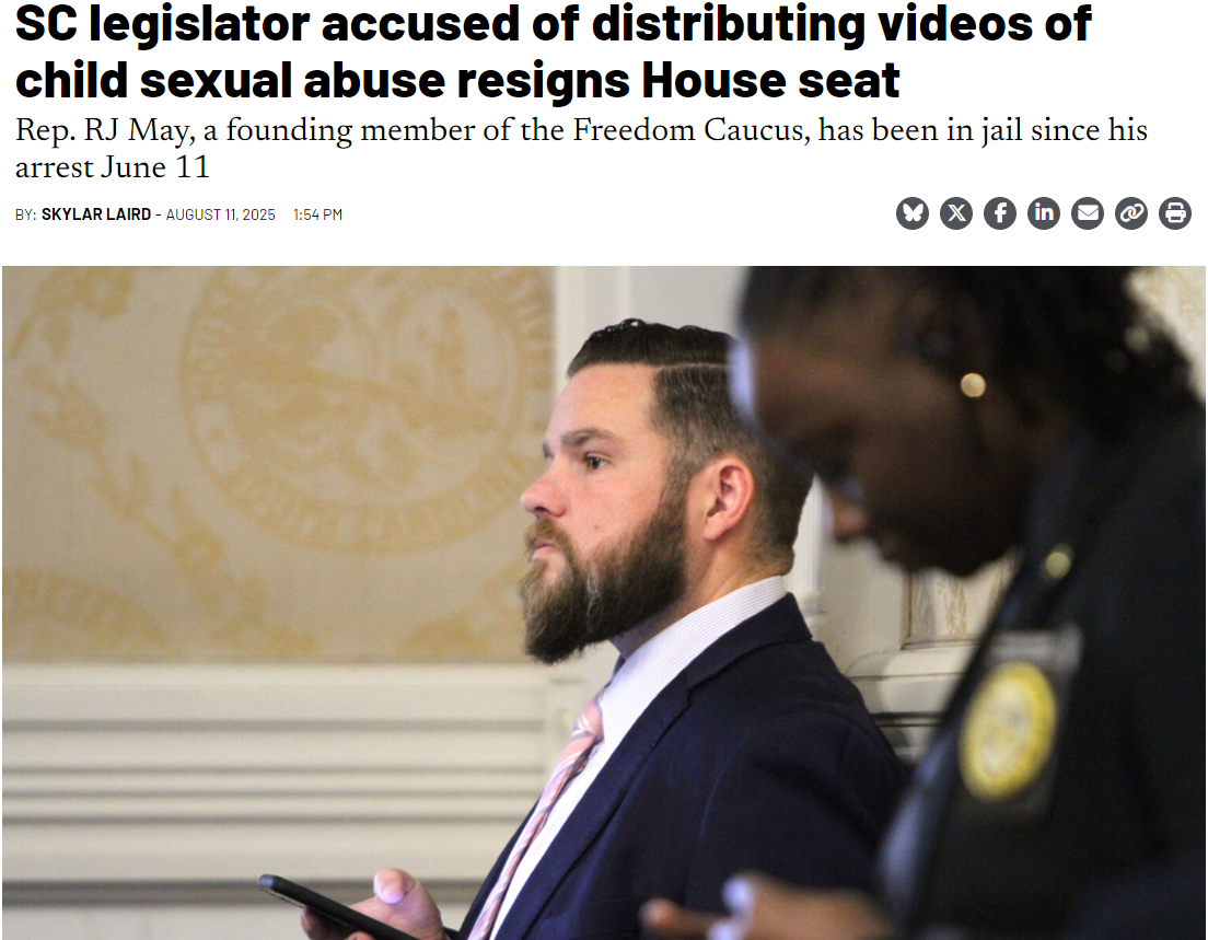 RJ May, “Freedom” legislator