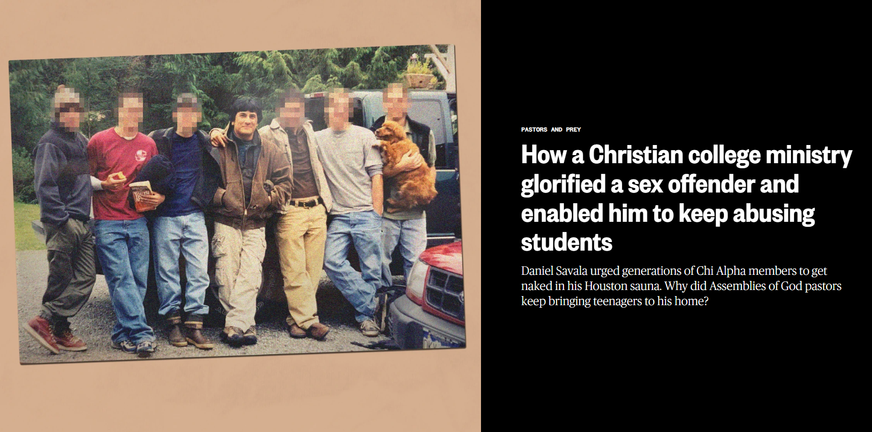 Daniel Savala, nude in the sauna