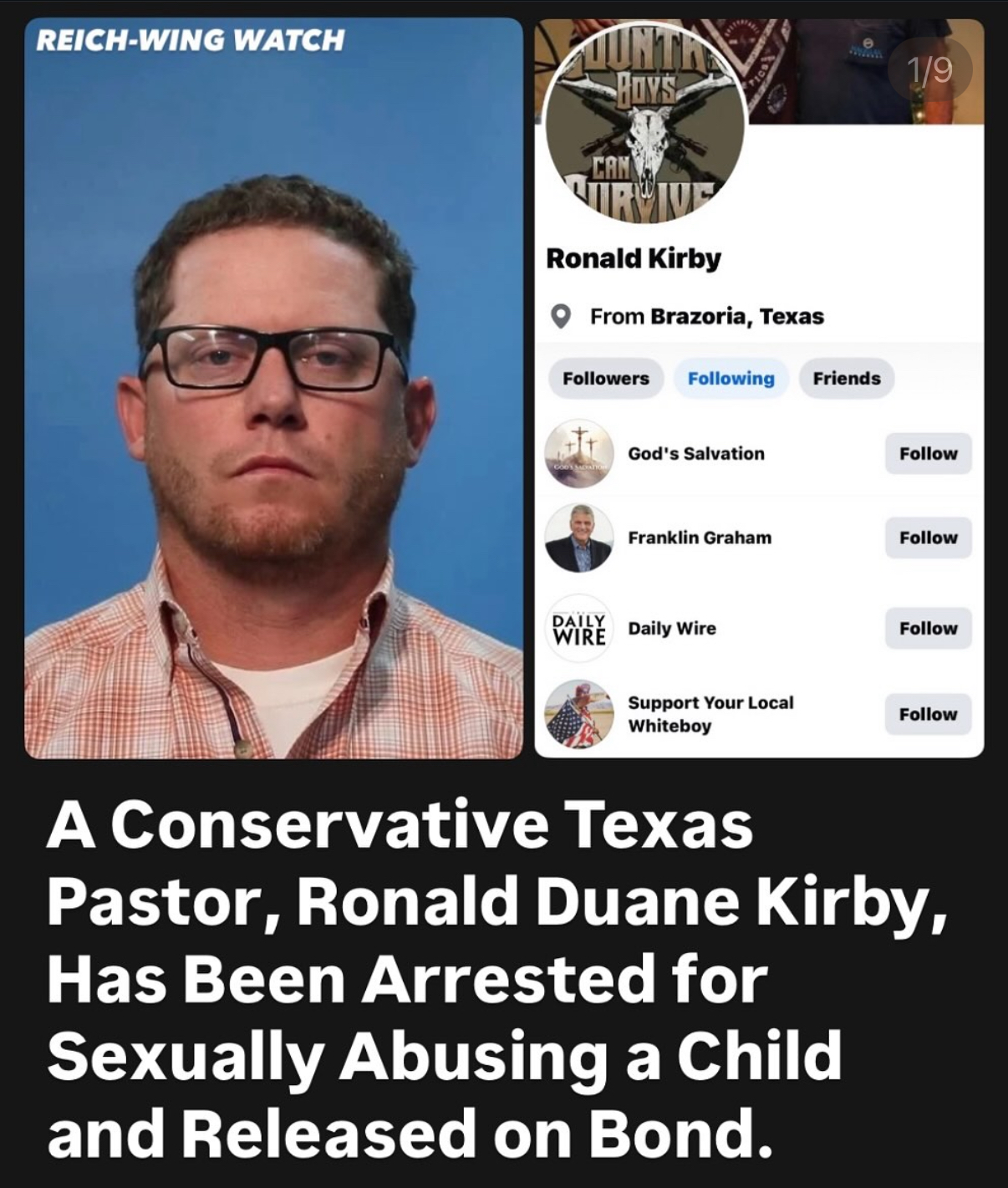 Ronald Duane Kirby, Pastor