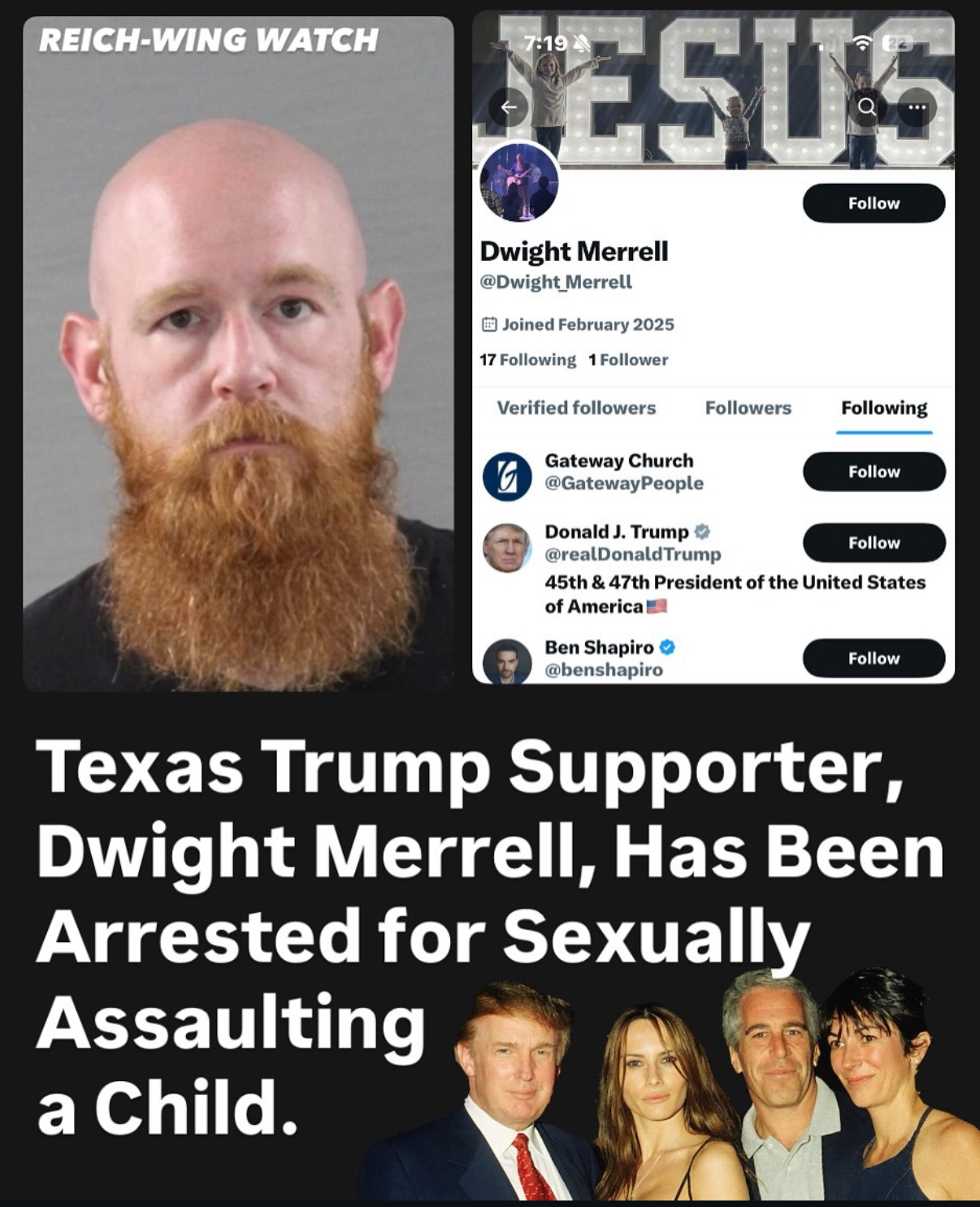 Dwight Merrill, Trump Supporter