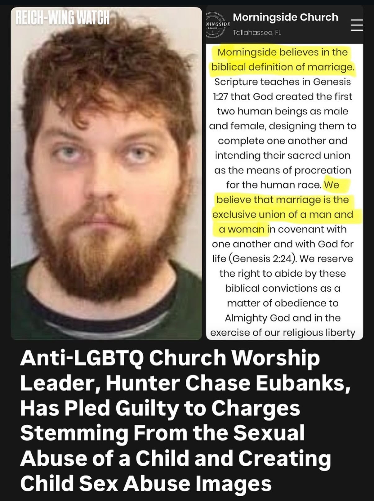 Hunter Chase Eubanks, Worship Leader