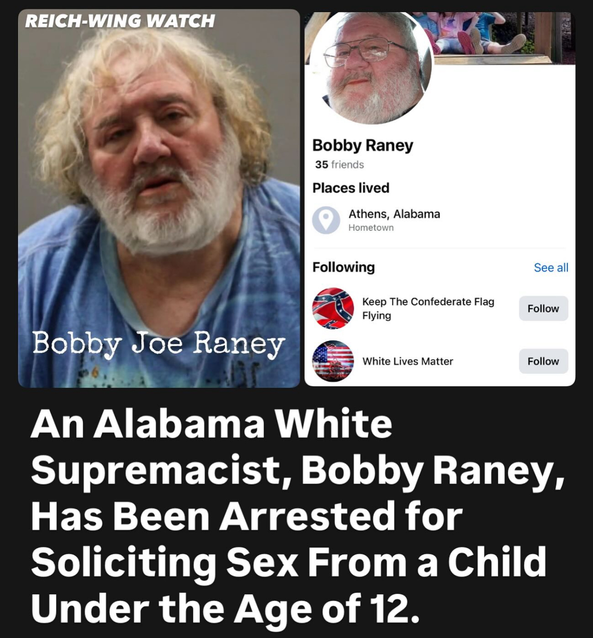Bobby Raney, white supremacist