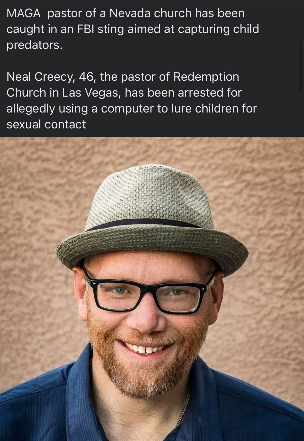 Neal Creecy, pastor