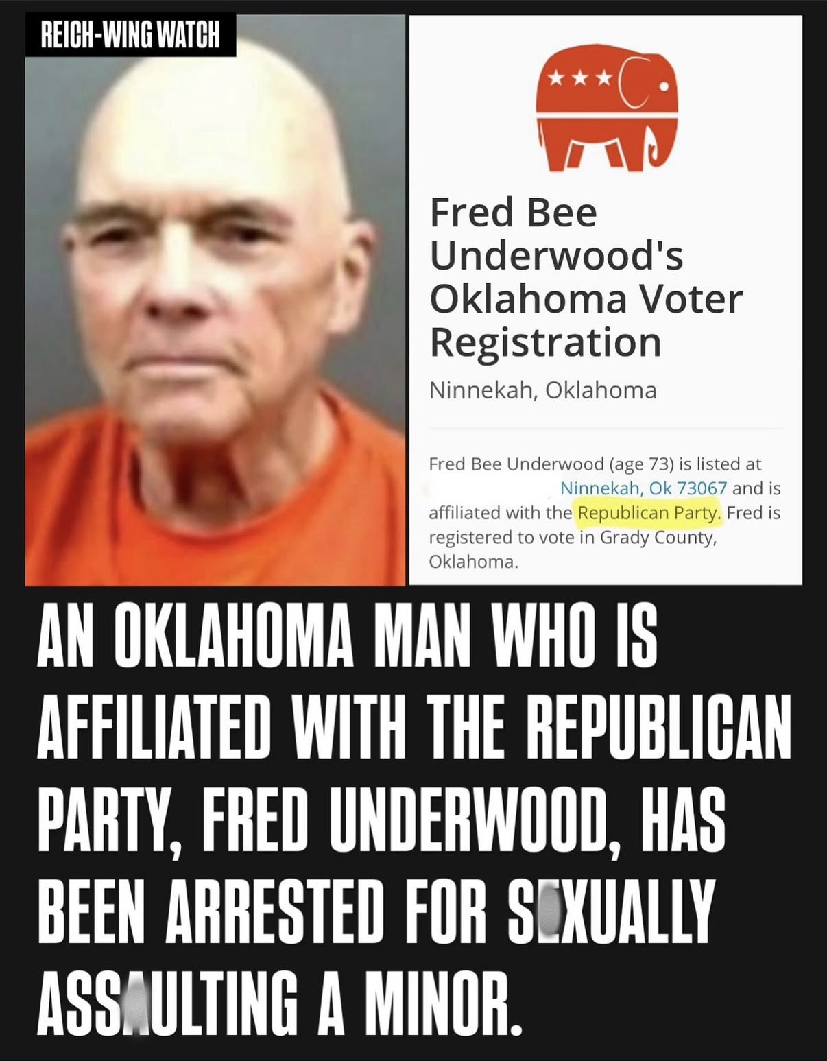 Fred Underwood, GOP voter