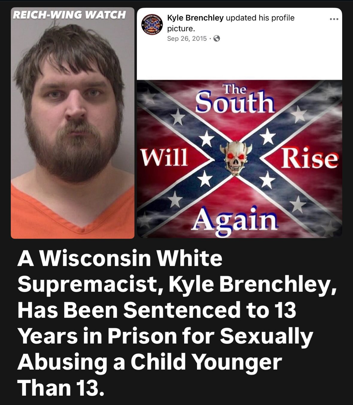 Kyle Brenchley, lame ass racist