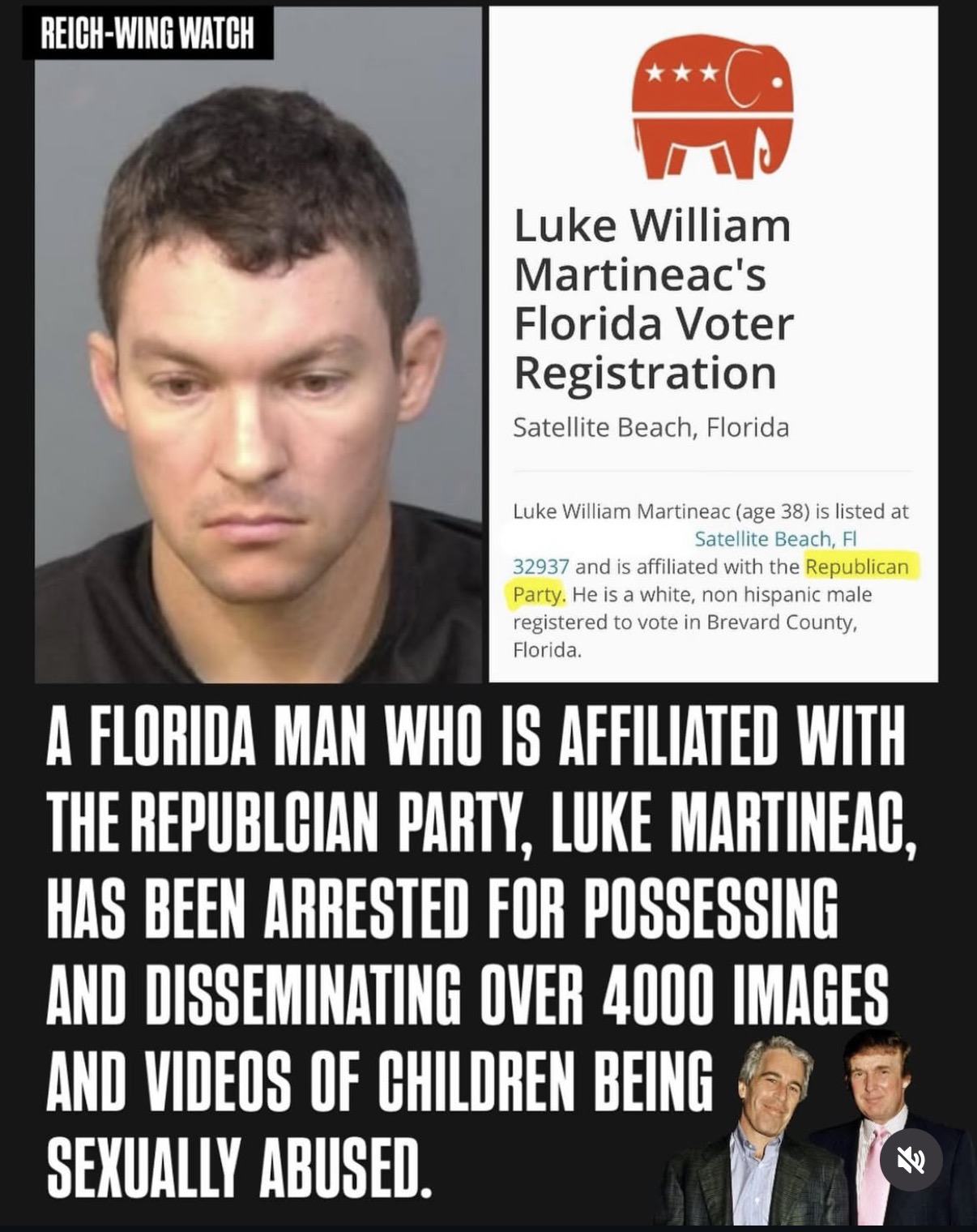 Luke Martineac, GOP voter